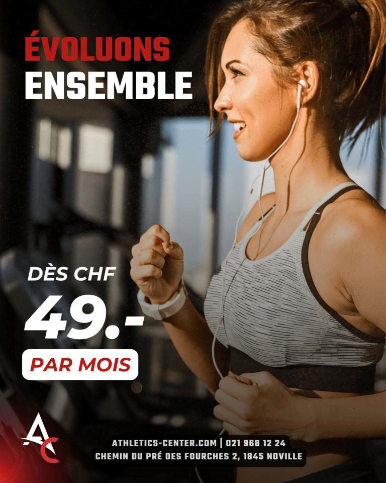 Nouveaux tarifs - Avril 2026 - Fitness Athletics Center Noville - Vaud
