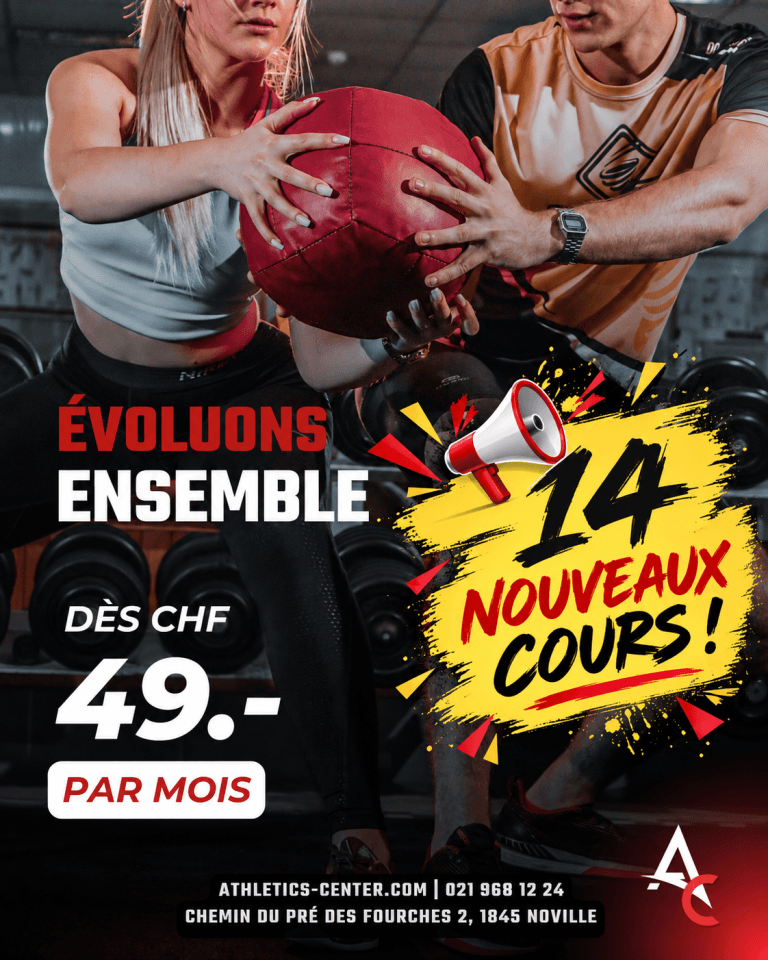 Athletics Center Fitness Noville Vaud Offre Automne 2026